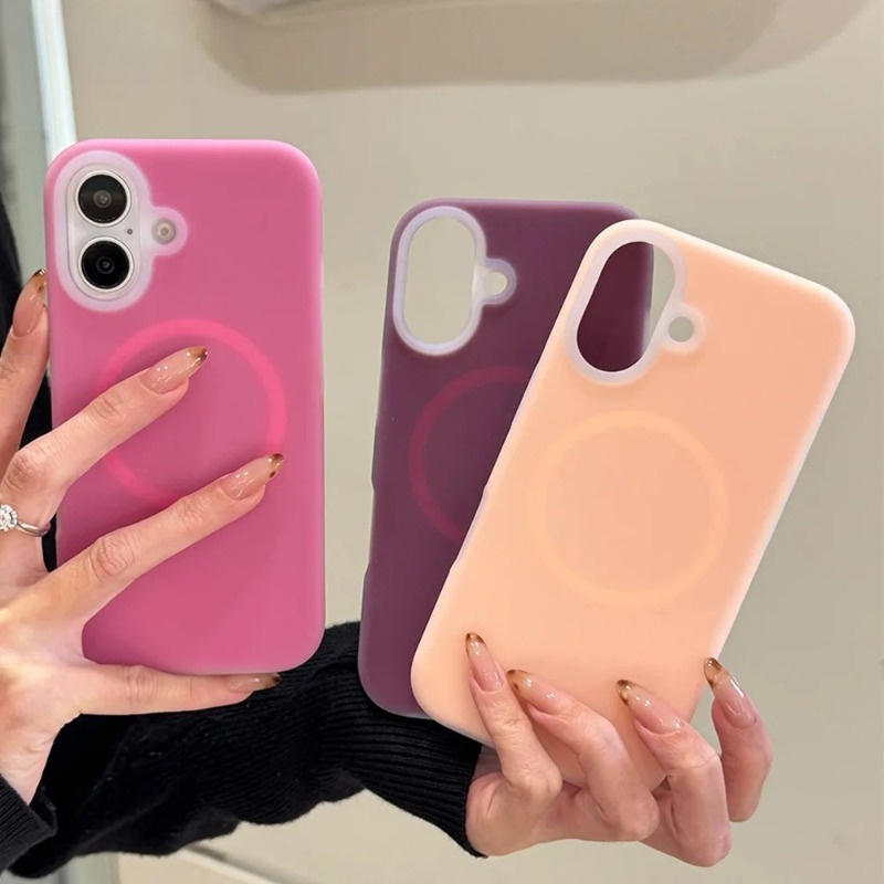 Liquid Silicone Magnetic Phone Case - Casing Silikon Cair Jelly Candy Untuk