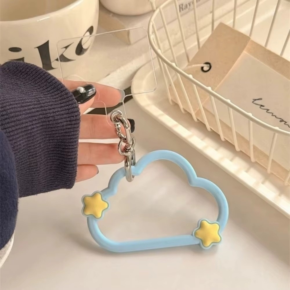 Cute Cartoon Wrist Strap Silicone Case - Tali Gantung Ponsel Silikon Lucu Anti-Hilang