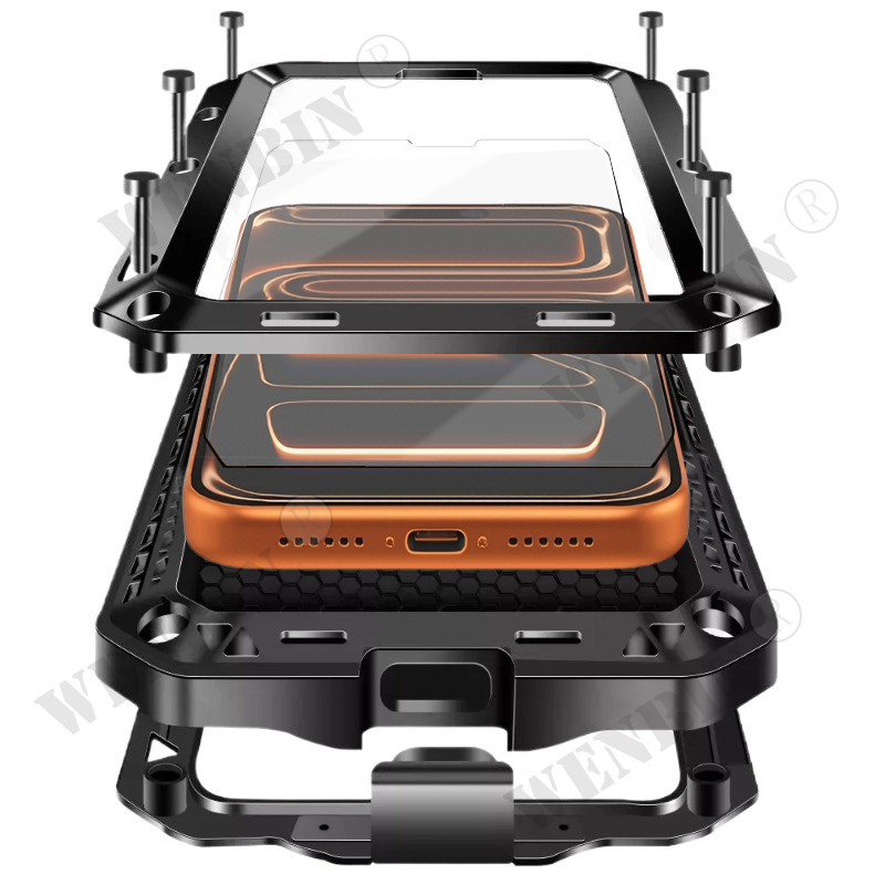Heavy Duty 360 Full Body Protective Case - Casing Mewah Anti Benturan Berbahan Metal