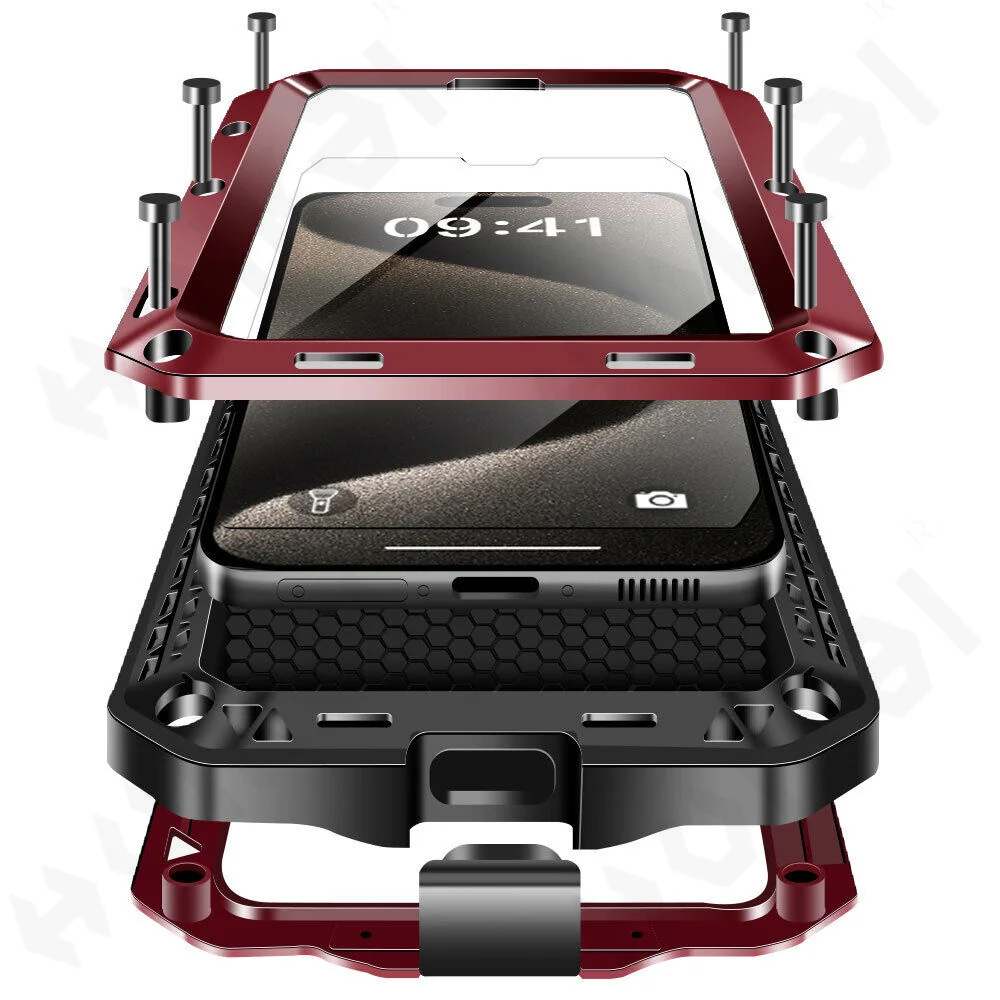 Heavy Duty 360 Full Body Protective Case - Casing iPhone 17 16 15 14