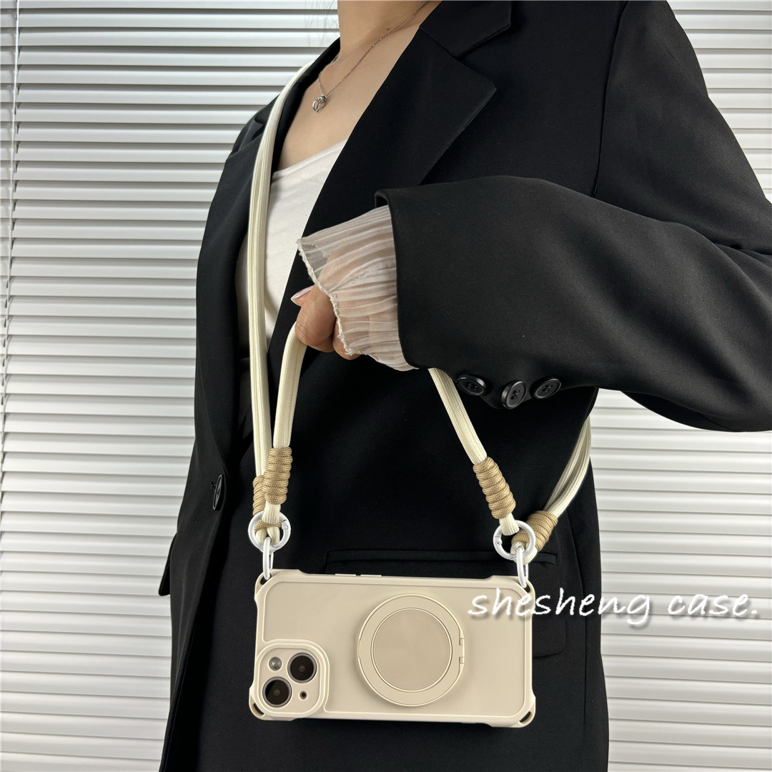 Crossbody Lanyard Neck Strap Case - Casing Ponsel Tali Selempang untuk Xiaomi