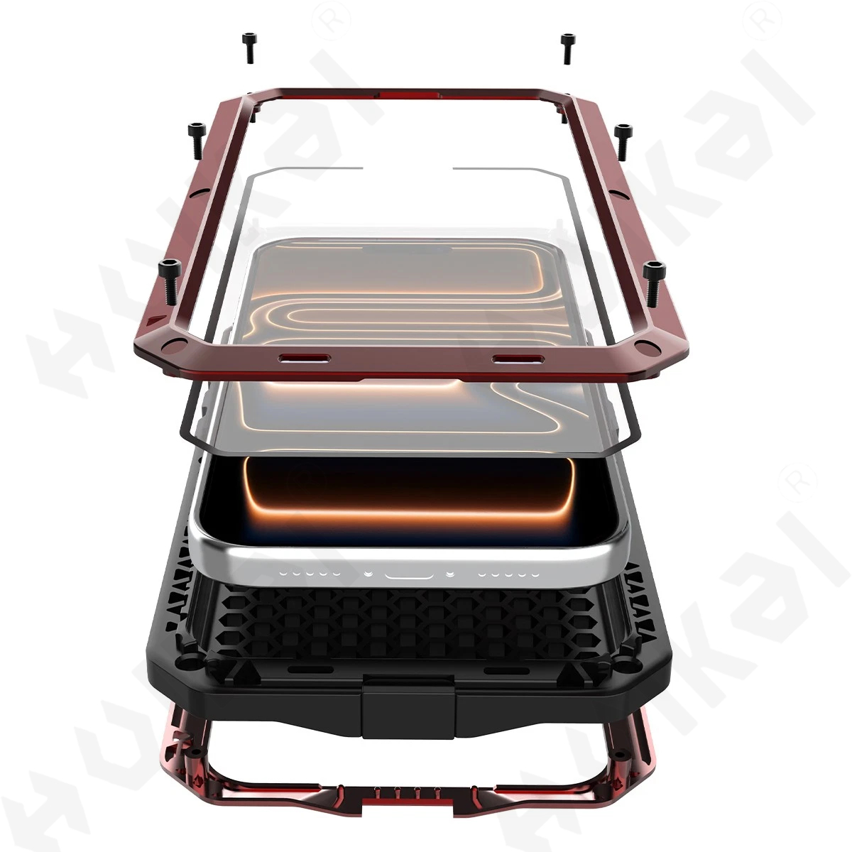 Heavy Duty 360 Full Body Protective Case - Casing untuk iPhone 18 17 16