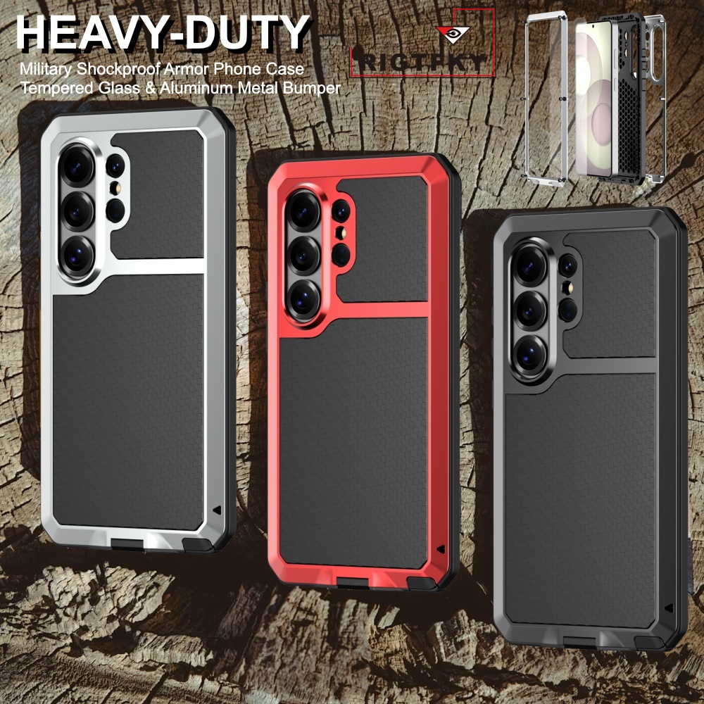 Heavy Duty 360 Full Body Protective Case - Casing Untuk Samsung S26 Ultra, S26