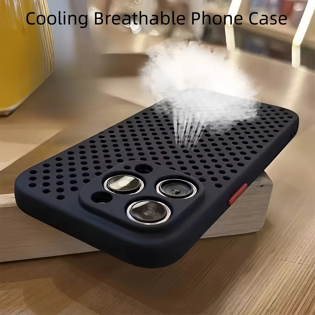 Heat Dissipation Mesh Breathable Case - Casing lunak penghilang panas, sarung HP