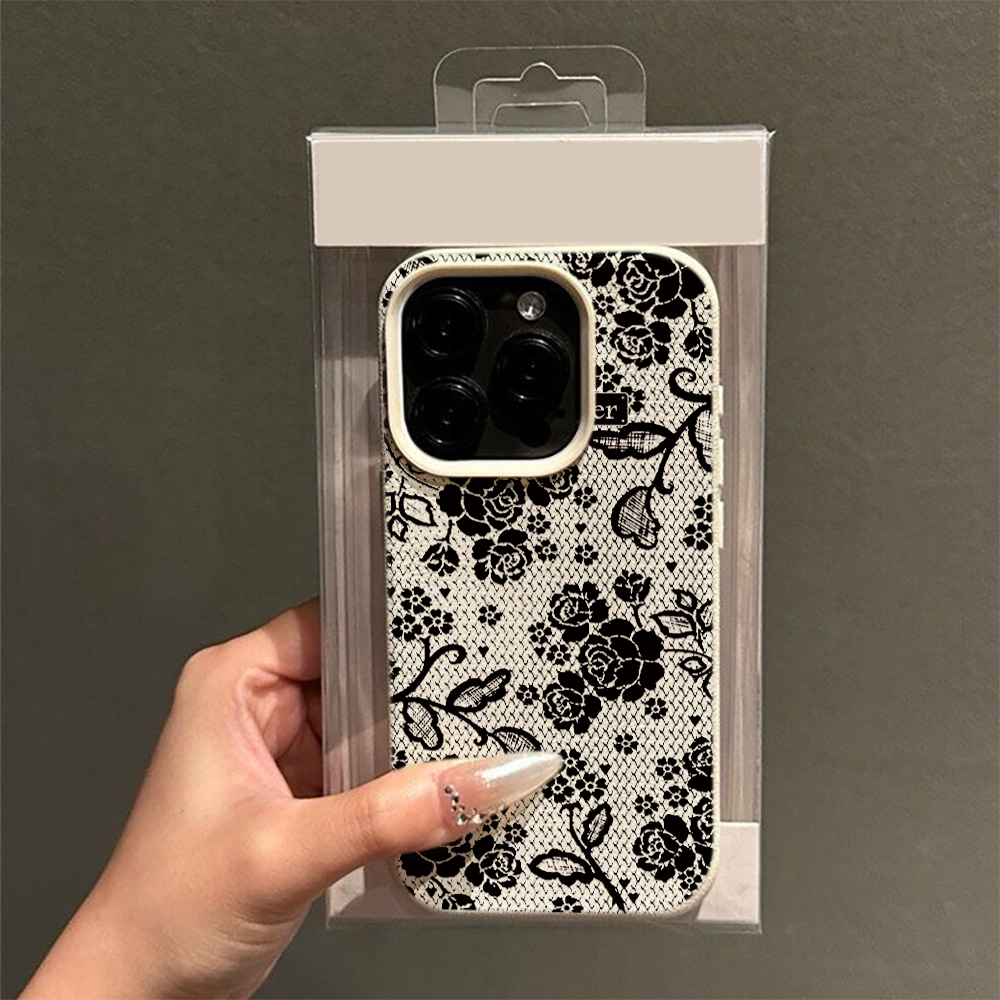 Casing HP TPU Lembut dengan De - Vintage Floral Pattern Soft Case ulasan dan harga