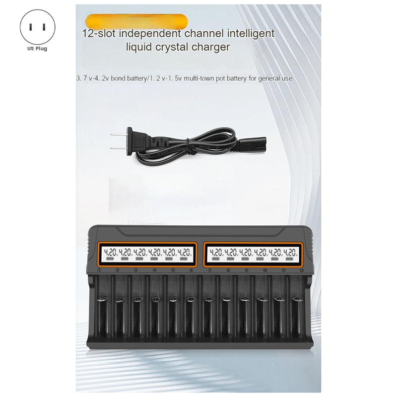 Pengisi Daya 18650 12 Slot Aa. - Chargers ulasan dan harga