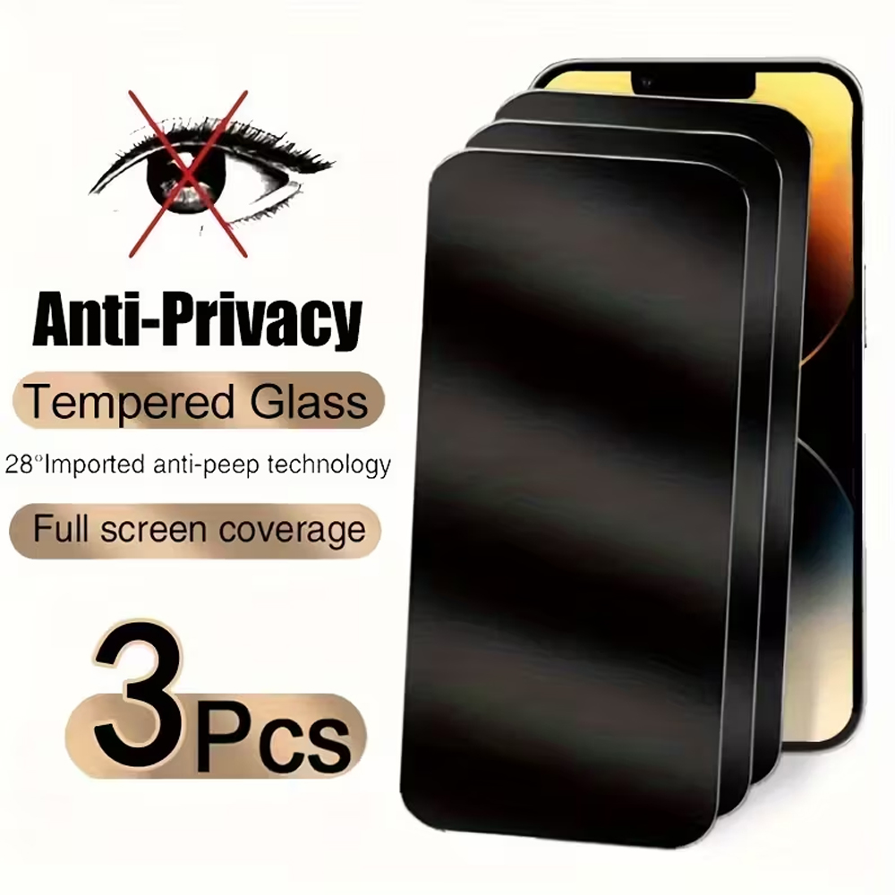 1-3PCS Kaca Tempered Anti-Spy  - Anti Peek Privacy Tempered Glass ulasan dan harga