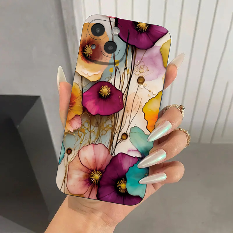 Casing Pelindung Ponsel TPU Le - Vintage Floral Pattern Soft Case ulasan dan harga