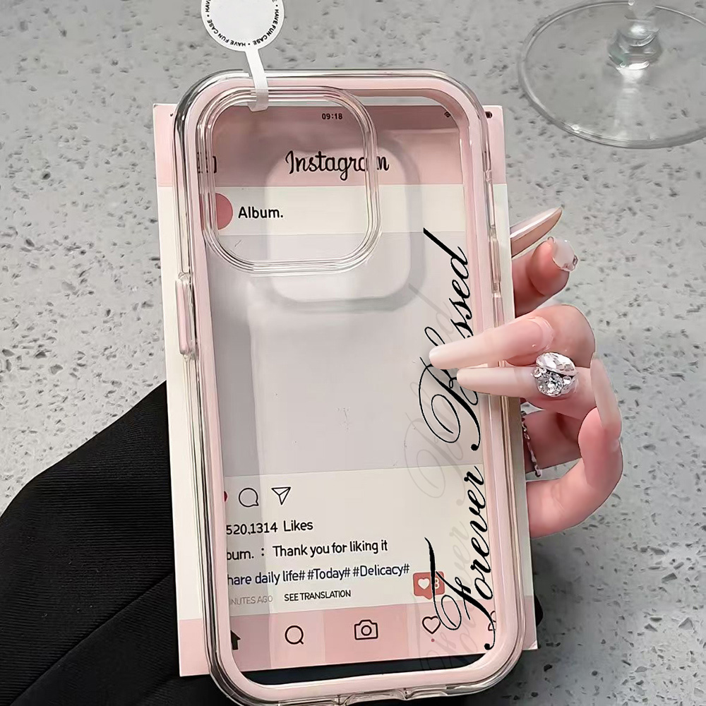 Casing HP Forever Blessed Simp - Clear Shockproof Bumper Case ulasan dan harga