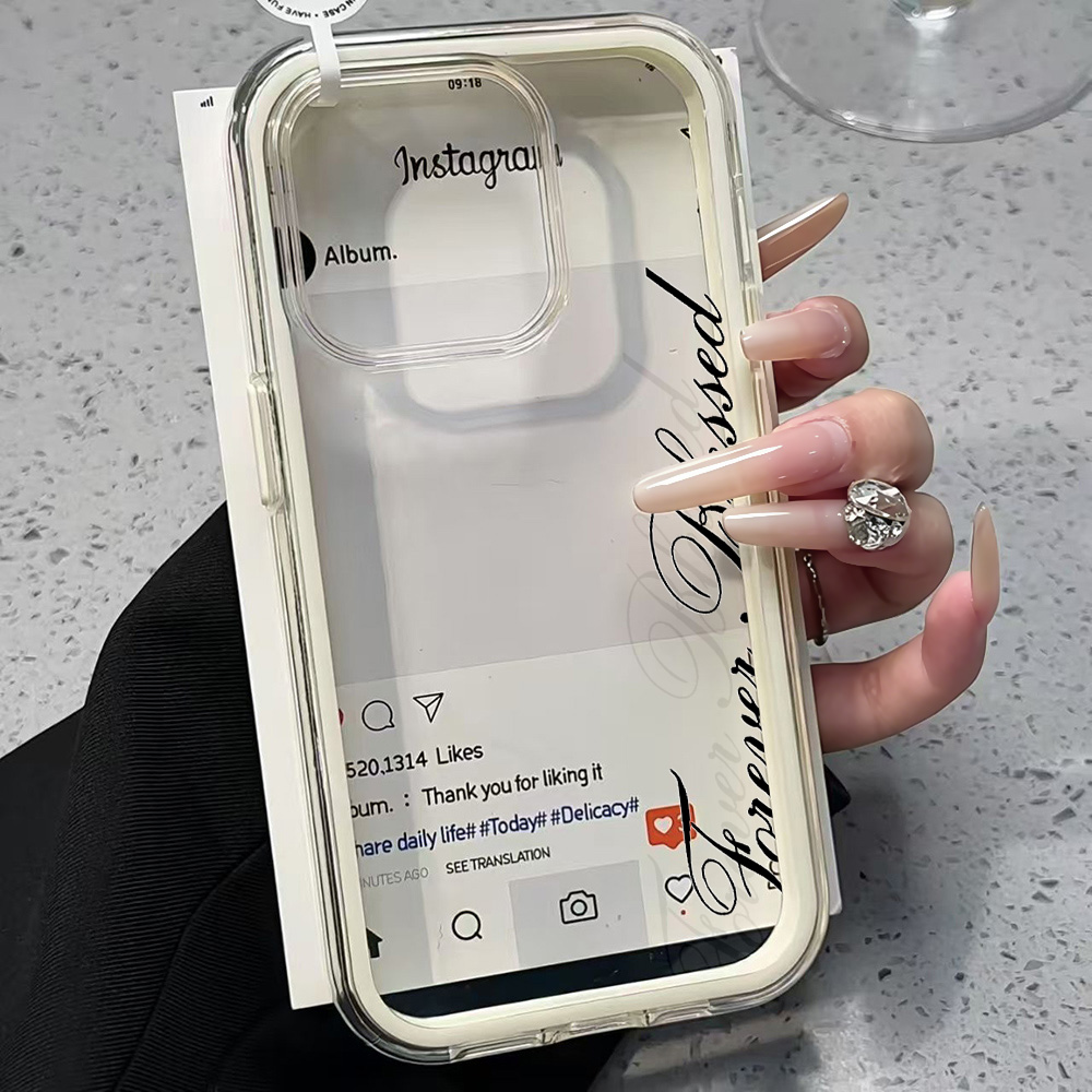 Casing HP Forever Blessed Simp - Clear Shockproof Bumper Case ulasan dan harga