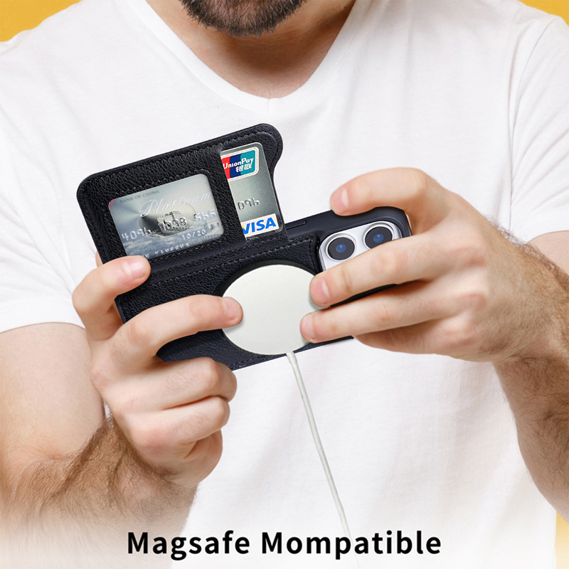 Casing Ponsel Dompet Kulit Lip - Leather Wallet Card Holder Phone Cover ulasan dan harga