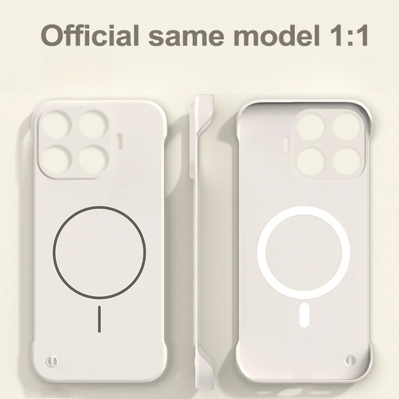 Casing Ponsel Magsafe Tanpa Bi - Ultra Thin Frameless Phone Cover ulasan dan harga