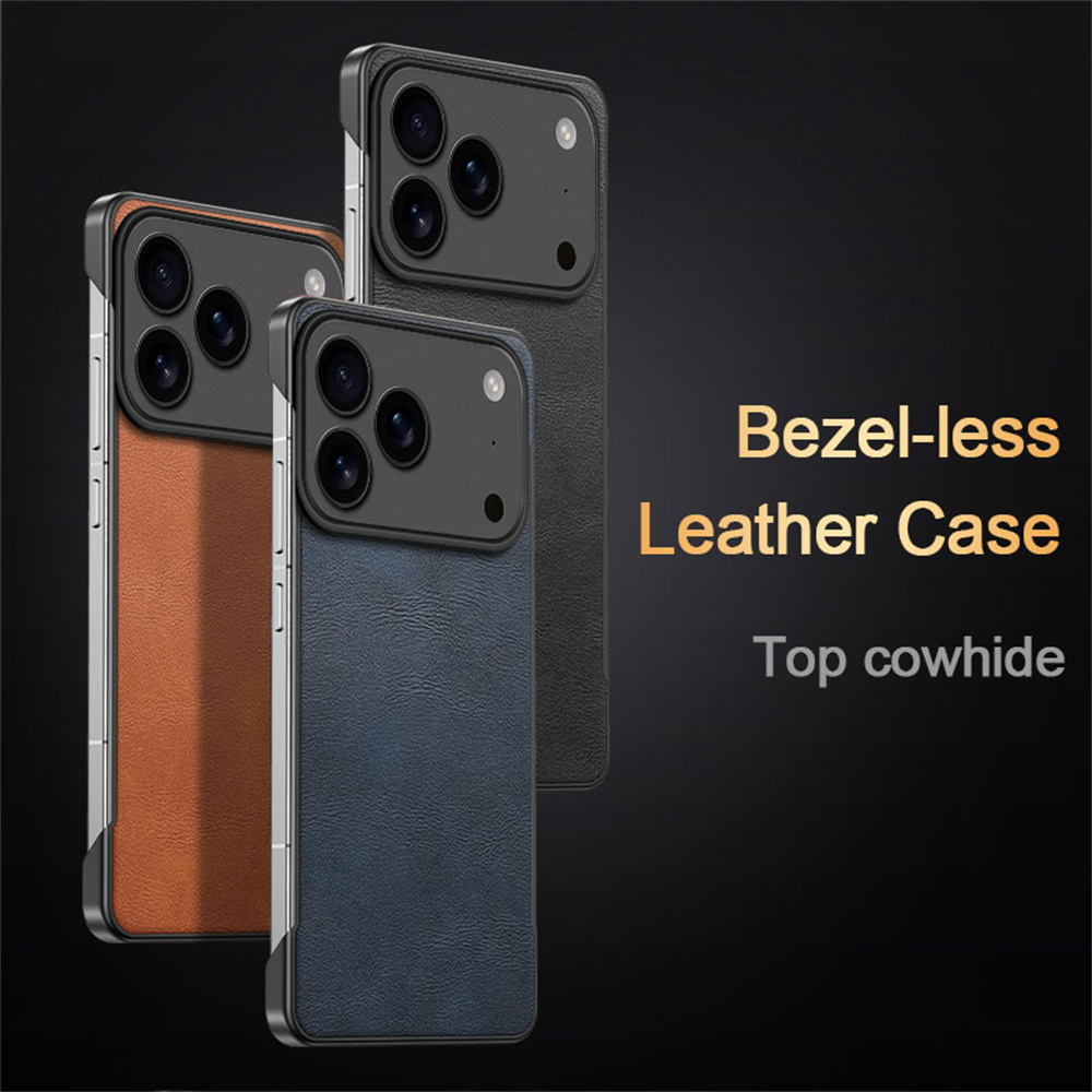 Casing Ponsel Kulit Klasik Ult - Ultra Thin Frameless Phone Cover ulasan dan harga
