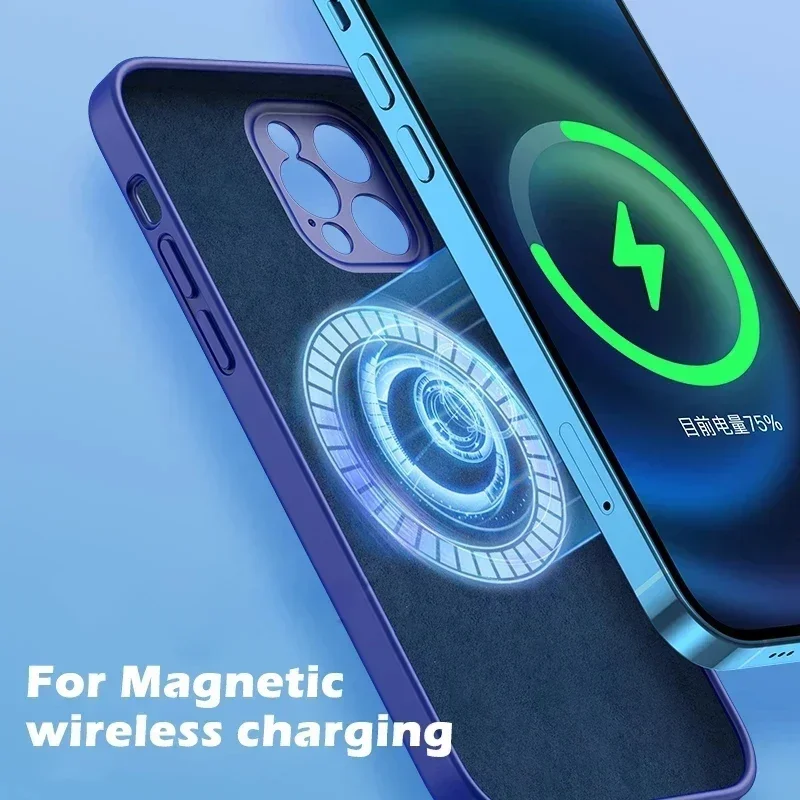 Casing Silikon Cair Untuk iPho - Liquid Silicone Magnetic Phone Case ulasan dan harga