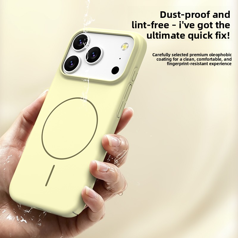Casing Ponsel Silikon Cair Mat - Liquid Silicone Magnetic Phone Case ulasan dan harga