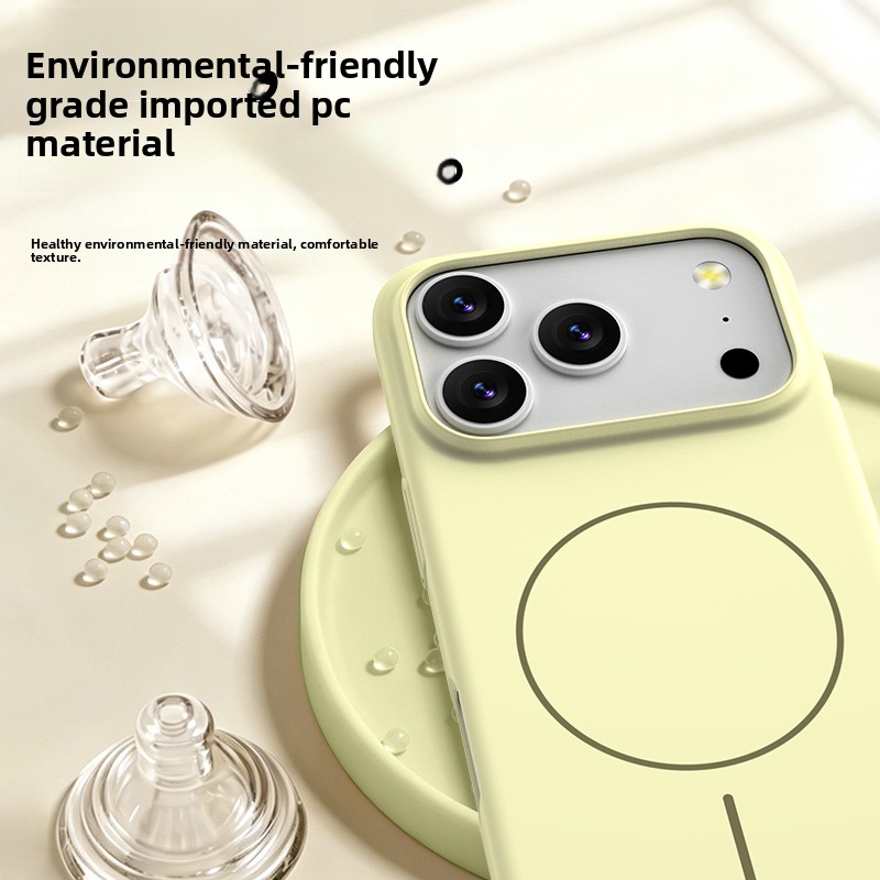 Casing Ponsel Silikon Cair Mat - Liquid Silicone Magnetic Phone Case ulasan dan harga
