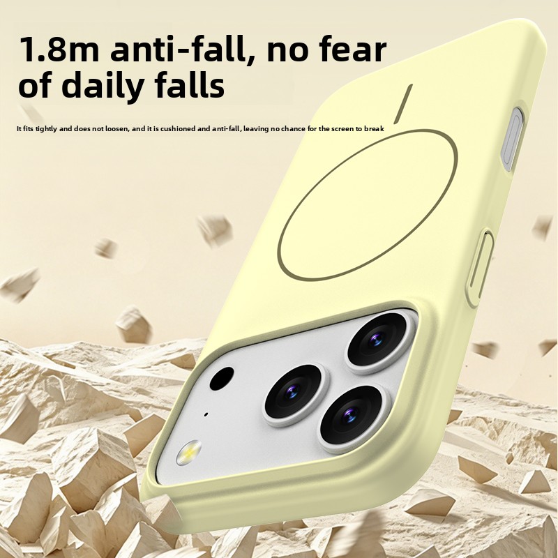 Casing Ponsel Silikon Cair Mat - Liquid Silicone Magnetic Phone Case ulasan dan harga