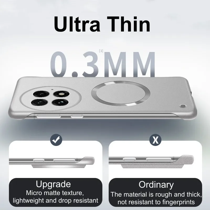 Casing Ponsel Magnetik Ultra T - Ultra Thin Frameless Phone Cover ulasan dan harga