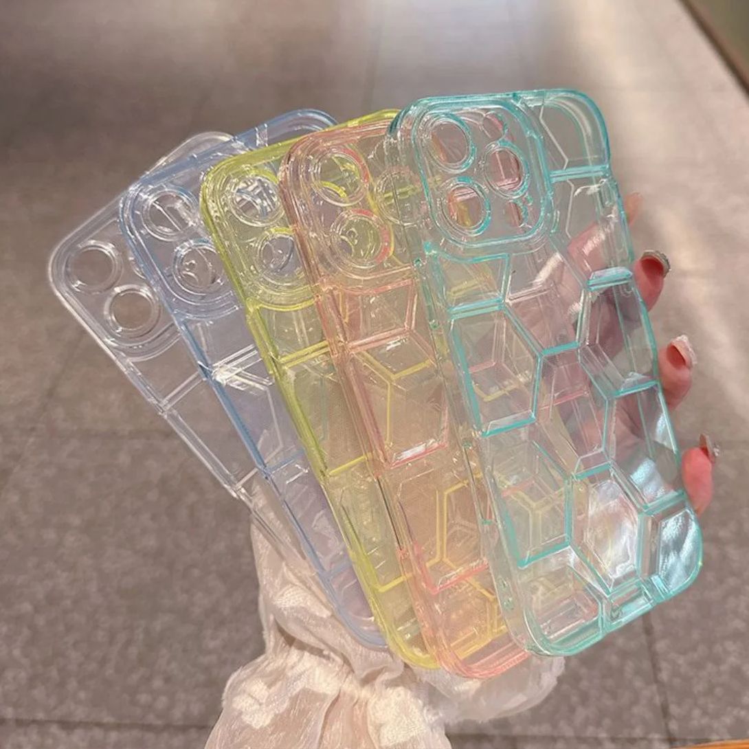 Casing Ponsel Pola Sepak Bola  - Clear Shockproof Bumper Case ulasan dan harga