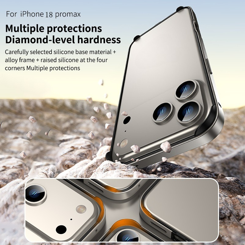 Casing Ponsel Hybrid Bingkai S - Metal Bumper Aluminum Frame Case ulasan dan harga