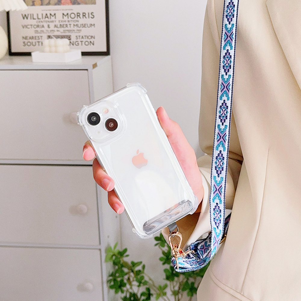 Tali Telepon Selempang Retro B - Crossbody Lanyard Neck Strap Case ulasan dan harga