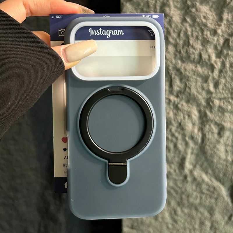 Casing Silikon Cair Warna Perm - Liquid Silicone Magnetic Phone Case ulasan dan harga