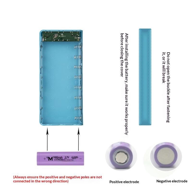 1pc DIY Kotak Penyimpanan Bate - Power Banks ulasan dan harga