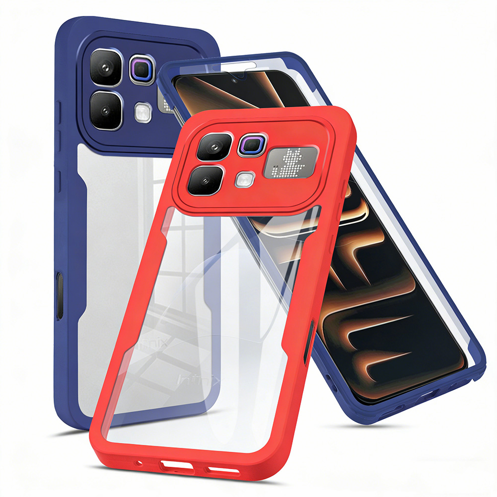 Transparan Mewah 360 °   Casin - Heavy Duty 360 Full Body Protective Case ulasan dan harga