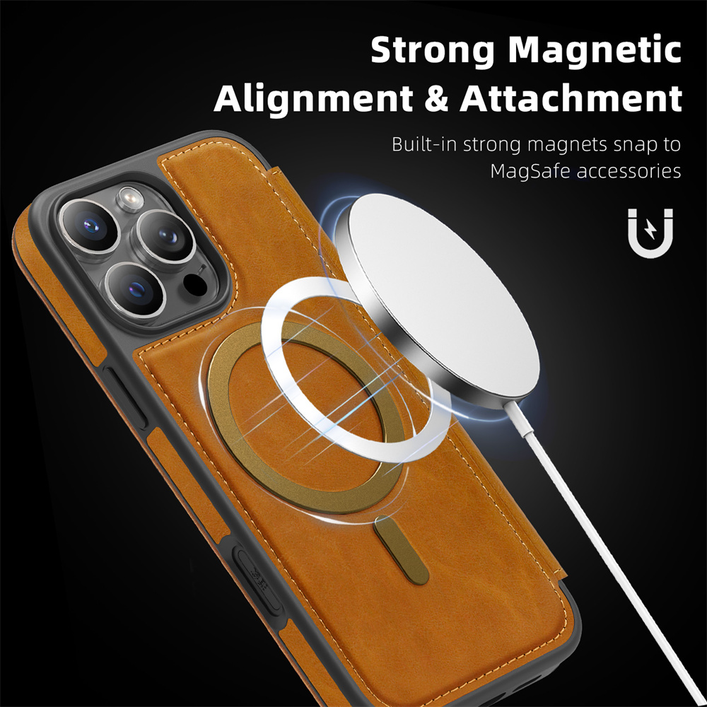 Casing Kulit Magnetik Lipat Un - Leather Wallet Card Holder Phone Cover ulasan dan harga
