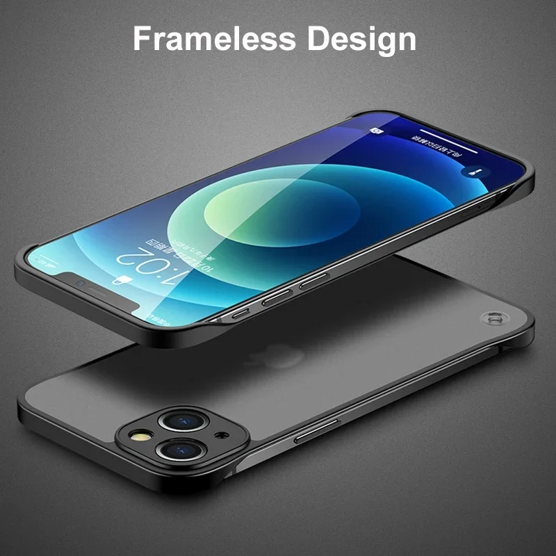 Casing Ponsel Tembus PC Keras  - Ultra Thin Frameless Phone Cover ulasan dan harga