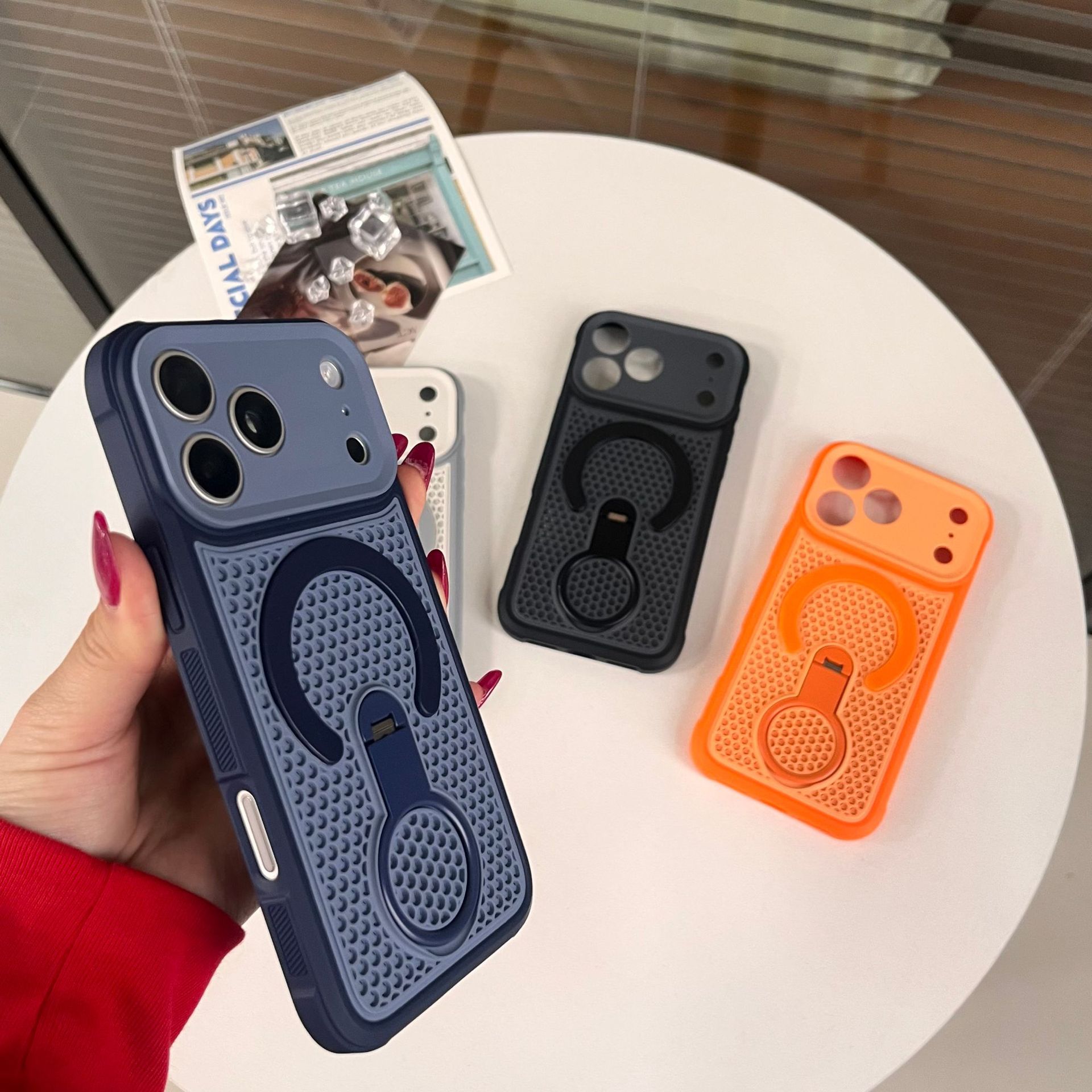 360 °   Casing ponsel berbahan - Heat Dissipation Mesh Breathable Case ulasan dan harga