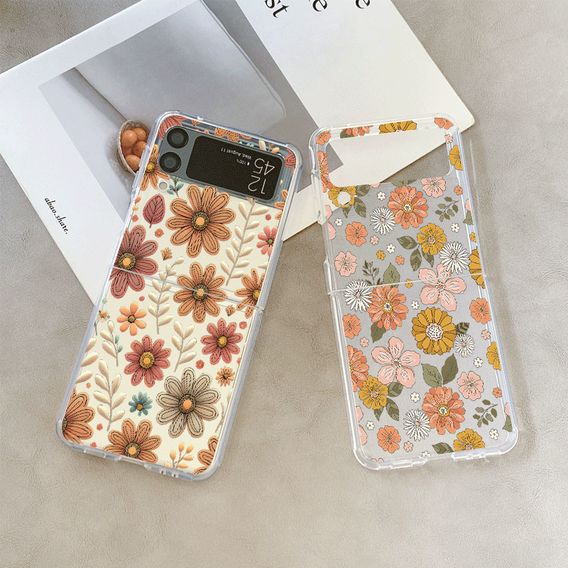 Casing Ponsel Motif Bunga Vint - Vintage Floral Pattern Soft Case ulasan dan harga