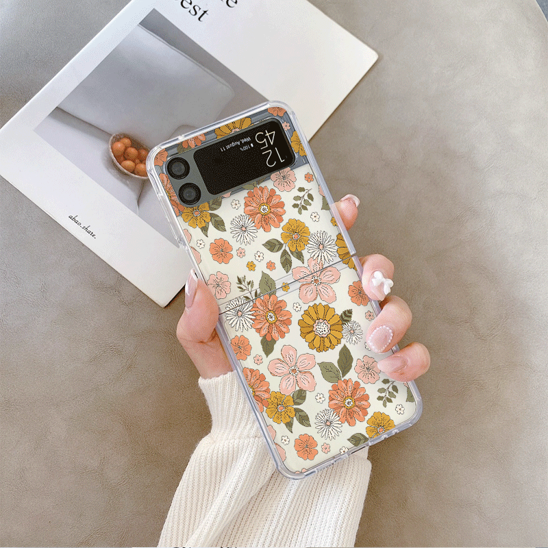 Casing Ponsel Motif Bunga Vint - Vintage Floral Pattern Soft Case ulasan dan harga