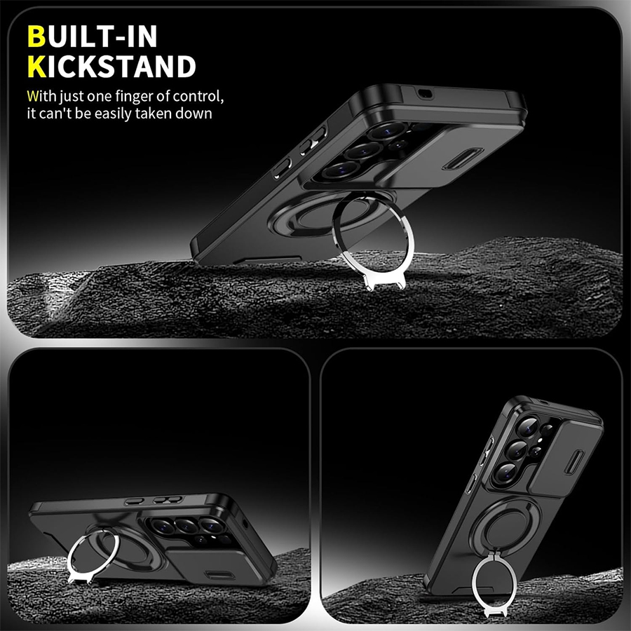 Casing Ponsel Magnetik Tahan B - Heavy Duty 360 Full Body Protective Case ulasan dan harga